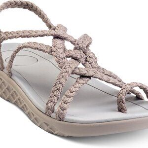 Women's Water-Resistant Rubber Sandals Supportive Arch Comfort Beach Travel